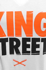 LAST CALL - King Street (Women's White V-Neck)