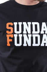LAST CALL - Sunday Funday (Men's Black/Orange Tee)