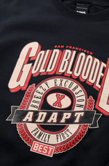 Breezy Excursion X Adapt :: Gold Blooded Breezy (Men's Black Crewneck Sweatshirt)