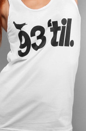 Hieroglyphics x Adapt :: 93 'til (Men's White Tank) – Adapt.