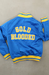 Gold Blooded (Men's Royal Satin Jacket)