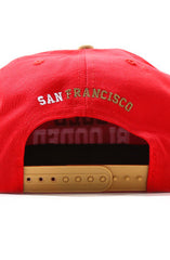 Gold Blooded (Red Snapback Cap)