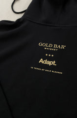 Gold Bar® X Adapt :: Gold Blooded Spirits (Men's Black Hoody)