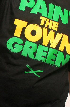 LAST CALL - Paint the Town Green (Men's Black Tee) – Adapt.