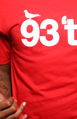 Hieroglyphics X Adapt :: 93 'til (Men's Red Tee)