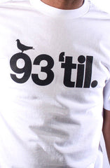 Hieroglyphics X Adapt :: 93 'til (Men's White Tee)