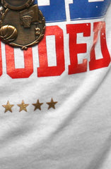 Gold Blooded Stars and Stripes Edition (Men's White Tee)