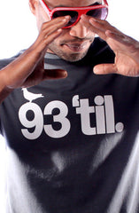 Hieroglyphics X Adapt :: 93 'til (Men's Charcoal Tee)