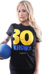 30 Knows (Women's Black Tee)