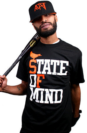 State of Mind (Men's Black/Orange Tee)