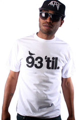 Hieroglyphics X Adapt :: 93 'til (Men's White Tee)