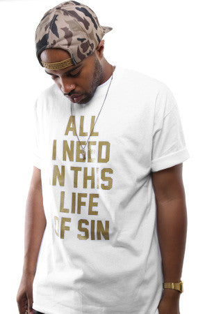 LAST CALL - Breezy Excursion X Adapt :: All I Need GOLD Edition (Clyde) (Men's White Tee)