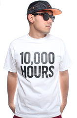 10,000 Hours (Men's White Tee)