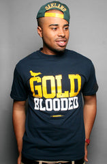 Gold Blooded (Men's Navy/Gold Tee)