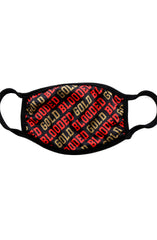 Gold Blooded (Black/Red Original Face Mask)