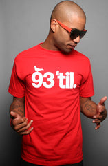 Hieroglyphics X Adapt :: 93 'til (Men's Red Tee)