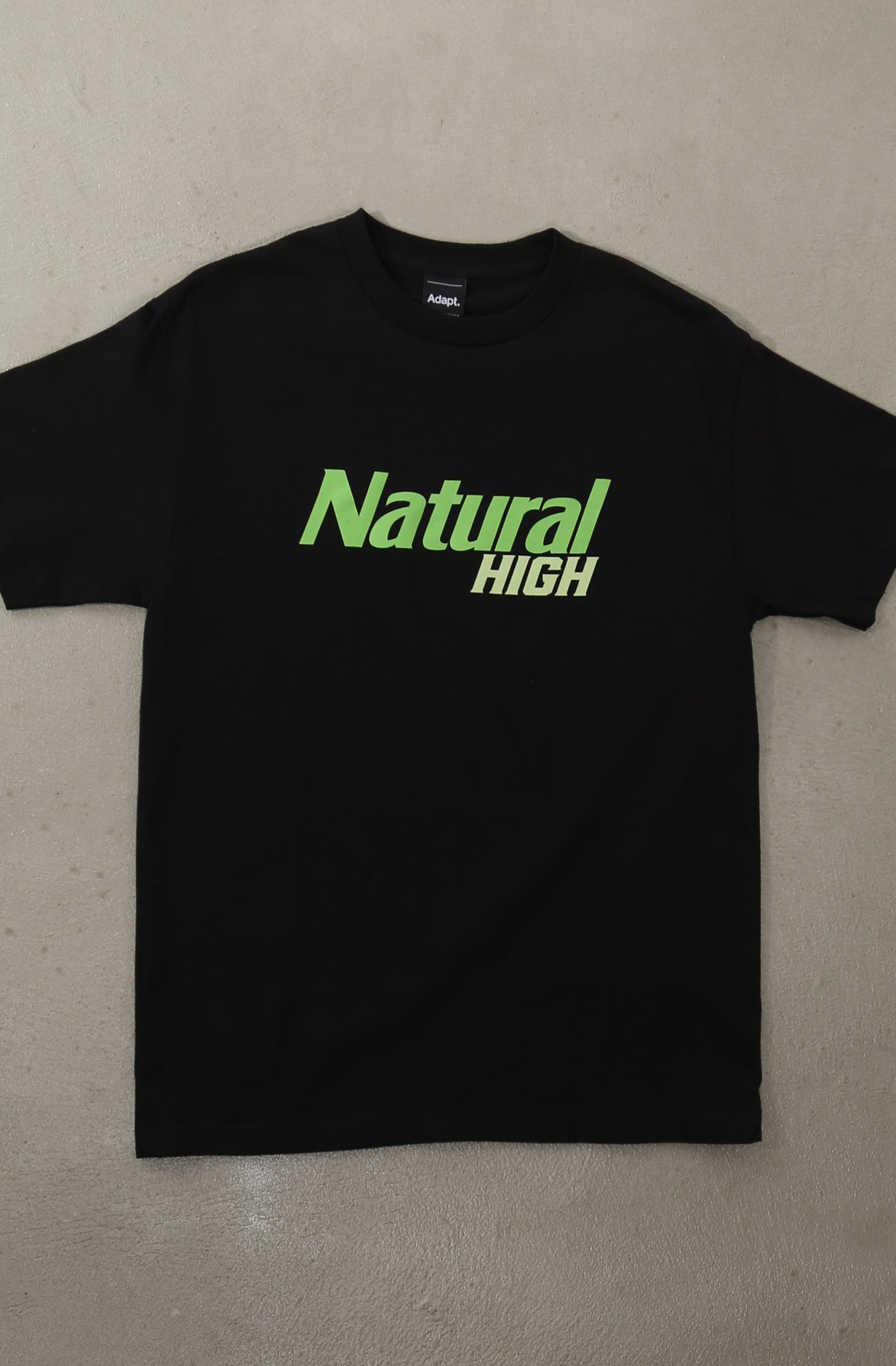Natural High (Men's Black/Green Tee)