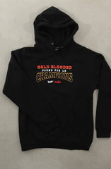 Permanent Holiday X Adapt :: Gold Blooded Holiday (Men's Black Hoody)