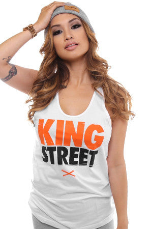 LAST CALL - King Street (Women's White Tank Top)