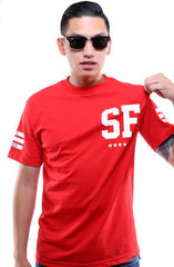 Gold Blooded Legends :: 81 (Men's Red Tee)