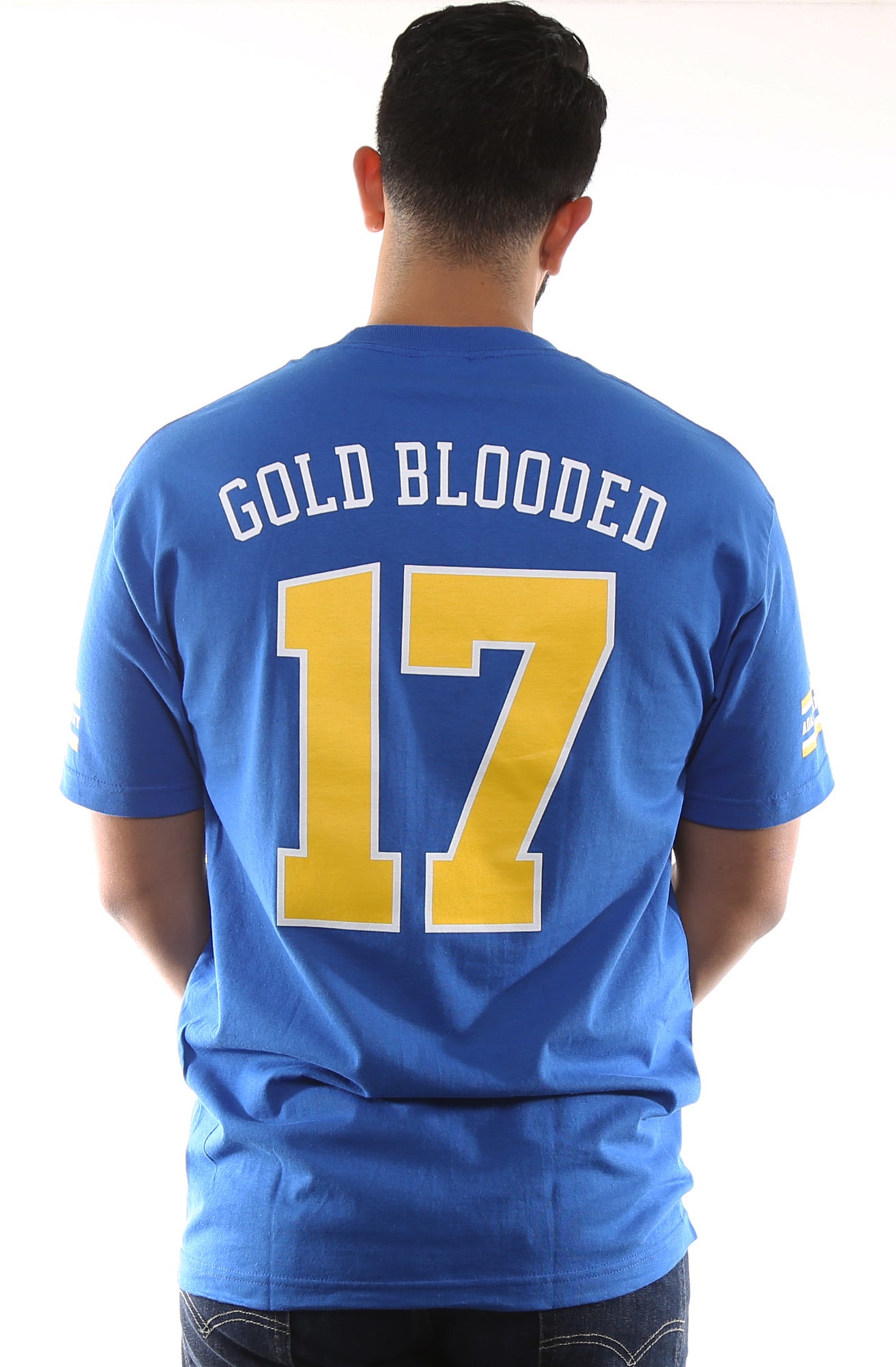 Gold Blooded Royalty :: 17 (Men's Royal Tee)