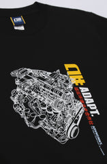 Alphanumeric x Adapt :: ATEC (Men's Black Tee)