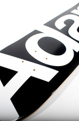 CTA (Black/White Skateboard Deck)