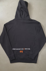 State of Mind (Men's Asphalt/Orange Hoody)