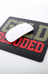 Gold Blooded (Black/Red Mousepad)