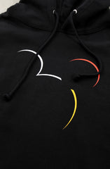Dot Eclipse  (Men's Black Hoody)