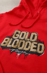 Illuminaries X Adapt :: Gold Blooded Forever (Men's Red Hoody)