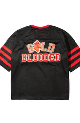 SAVS X Adapt :: Gold Blooded SFC (Men's Black Football Jersey)