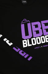 Marley's Treats x Adapt :: Ube Blooded (Men's Black Long Sleeve Tee)