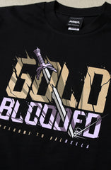 Gold Blooded Wings (Men's Black Tee)