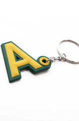 A-Type (Green/Gold Keychain)