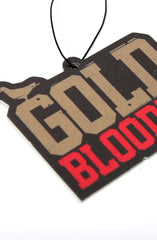 Gold Blooded (Black/Red Air Freshener)