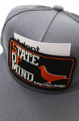 Bart Bridge x Adapt :: State Of Mind (Charcoal Snapback Cap)