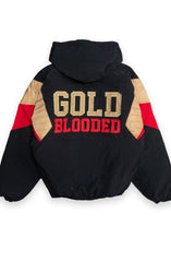 SAVS x Adapt :: Gold Blooded SFC (Men's Black/Gold Stadium Jacket)