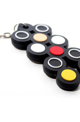 Dot Matrix (Black Keychain)