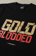 Dominick Puni x Adapt :: Gold Blooded 77 (Men's Black Tee)