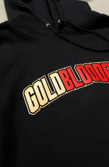 Gold Blooded Arc (Men's Black Hoody)
