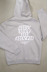 Everything Has Changed (Men's Silver Zip Hoody)