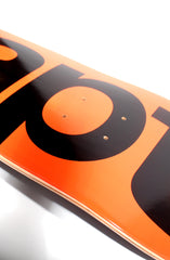CTA (Orange/Black Skateboard Deck)