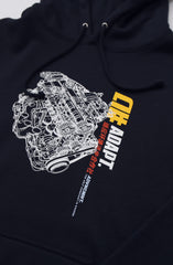 Alphanumeric x Adapt :: ATEC (Men's Dark Navy Hoody)