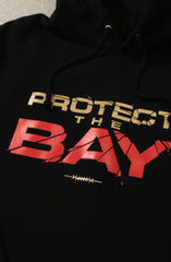 Dominick Puni x Adapt :: Protect The Bay (Men's Black Hoody)