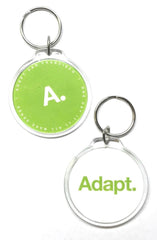 Common Sense (Lime/White Keychain)