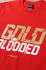 Dominick Puni x Adapt :: Gold Blooded 77 (Men's Red Tee)