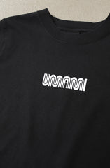 DJ Umami x Adapt :: Transfer (Women's Black/White Faded Crop Tee)