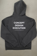 Core Principles (Men's Faded Charcoal Zip Hoody)