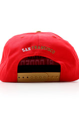 Gold Blooded (Red Snapback Cap)